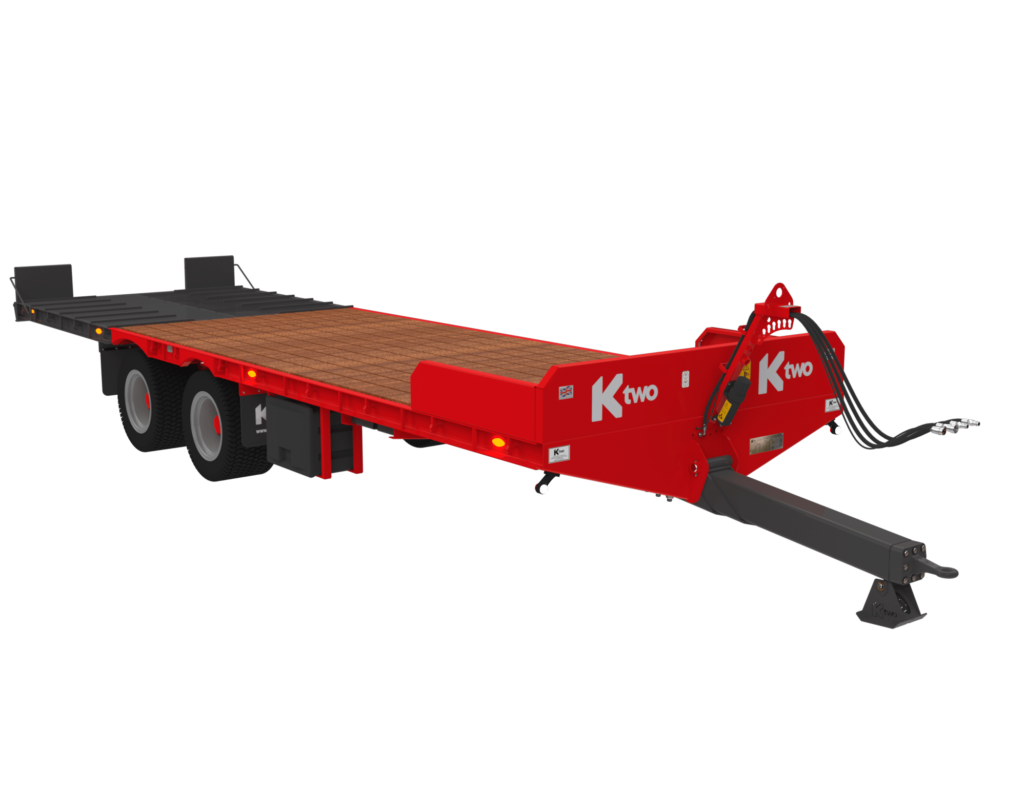 18T Hyd LL No Shadow Front Corner Ktwo Machinery